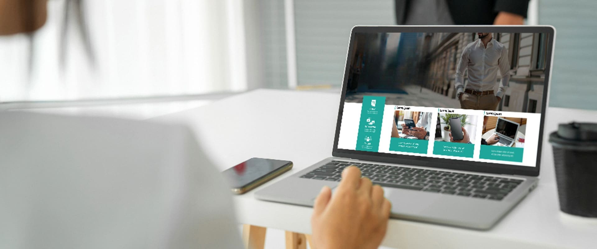 Contemporary workspace aesthetics of a office upgrade