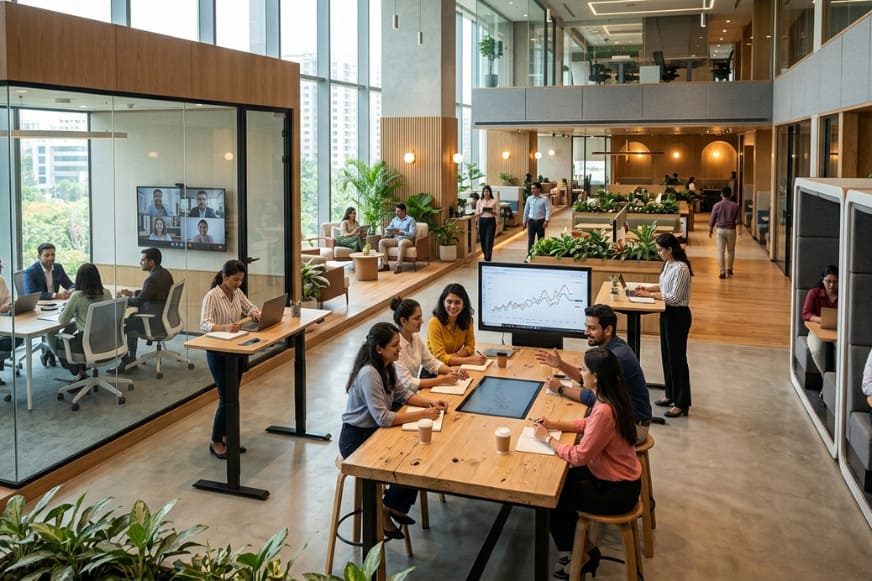 How Office Design Affects Employee Productivity, Teamwork and Retention