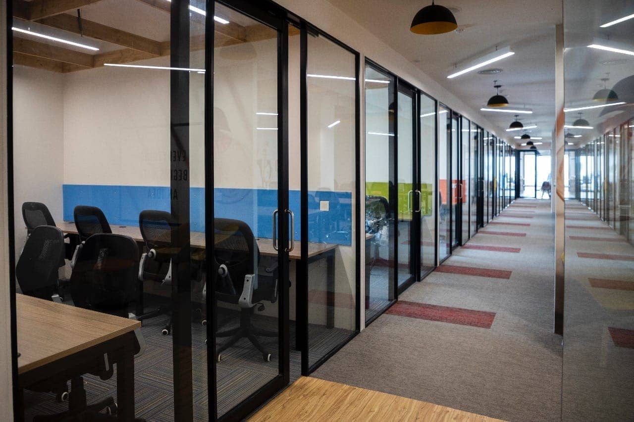 Professionally planned office upgrade transformation project environment