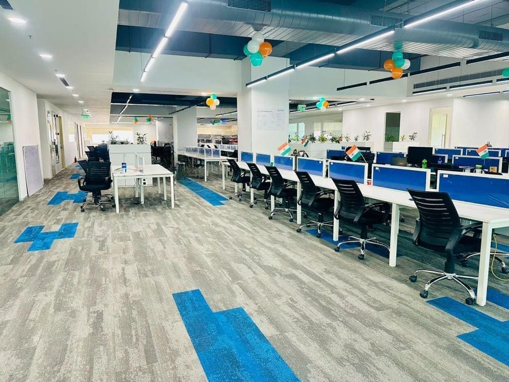 Interior view of a office upkeep