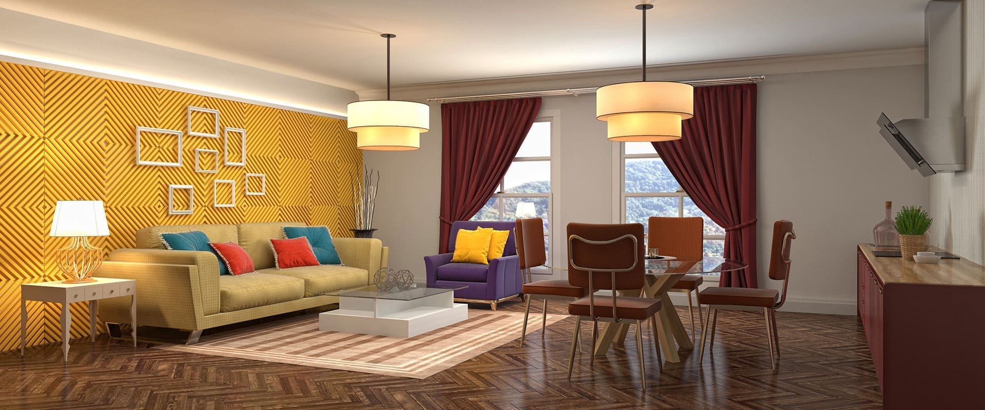 Contemporary workspace aesthetics of a corporate guest