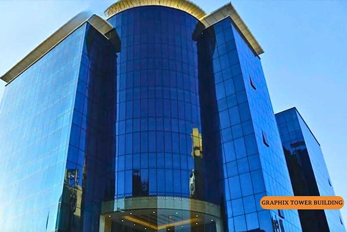 Exterior perspective of SONIP Space's office upgrade