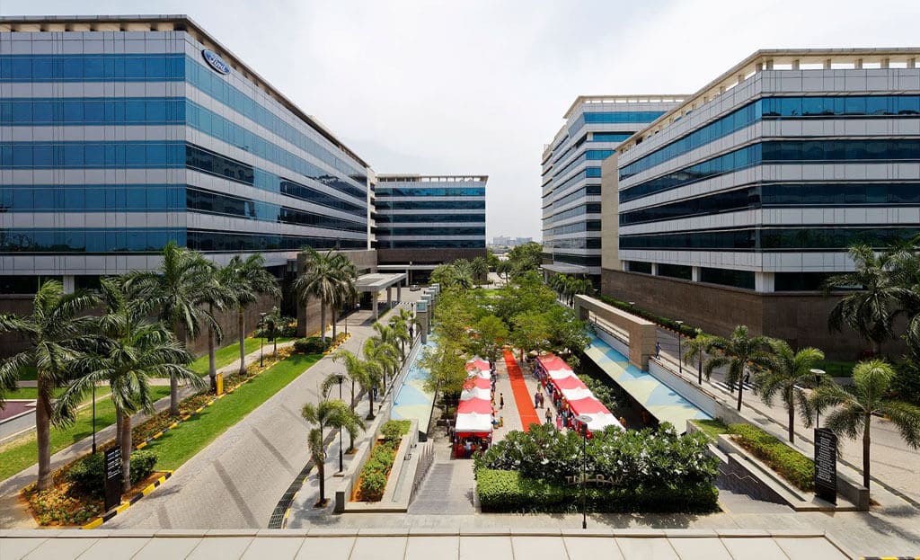 Exterior perspective of SONIP Space's office upkeep