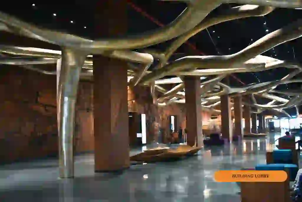 Well-maintained corporate guest house facility space reflecting