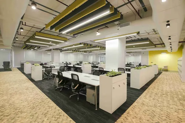 Well-maintained corporate guest house facility space reflecting