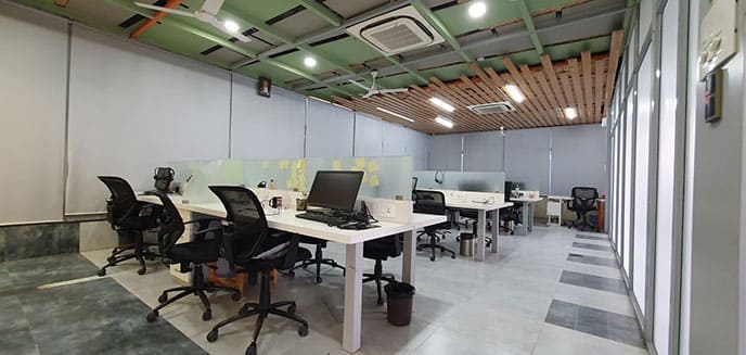 Professionally planned corporate guest house facility environment