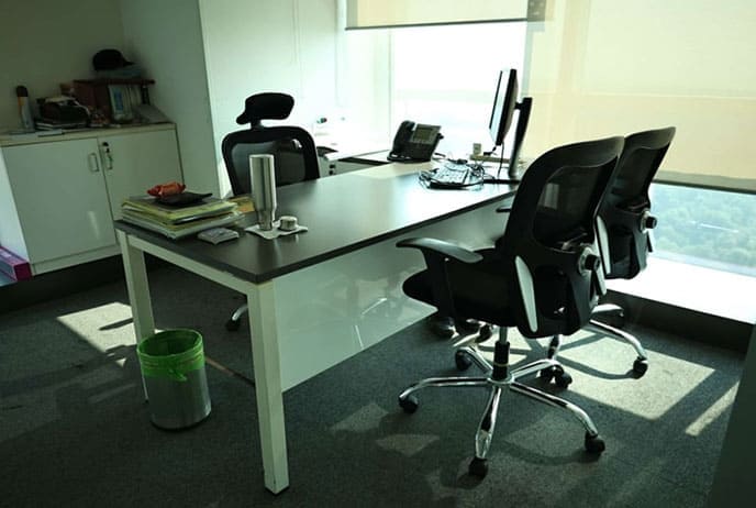 Modern layout showcasing a corporate guest house