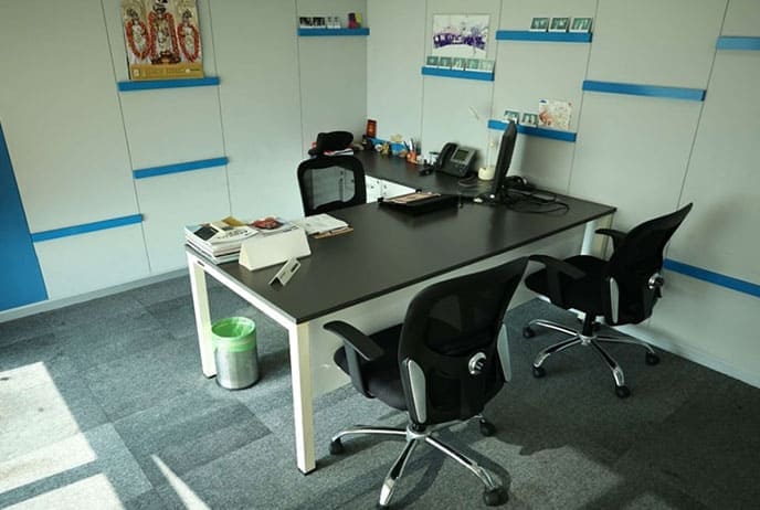 High-end business setting highlighting corporate guest house