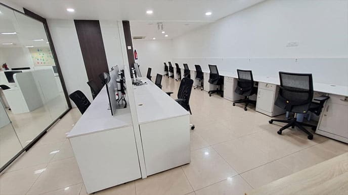 Professionally planned corporate guest house facility environment