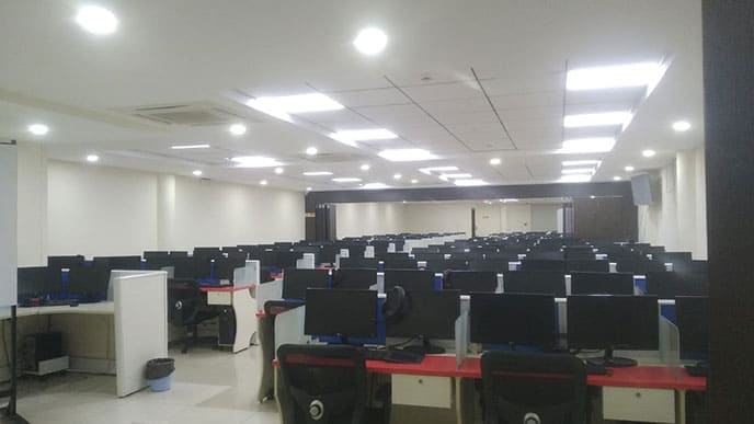 Professionally planned corporate guest house facility environment